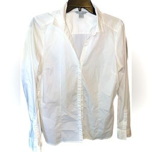H&M White Button Down Shirt